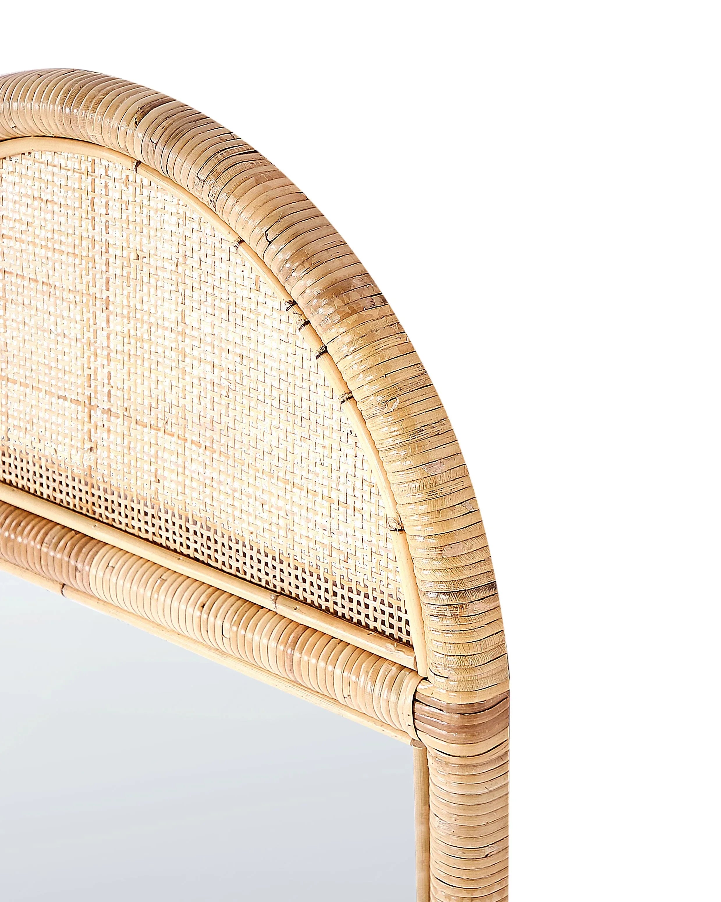 Miroir sur pied BARGES 150 cm Rotin Naturel