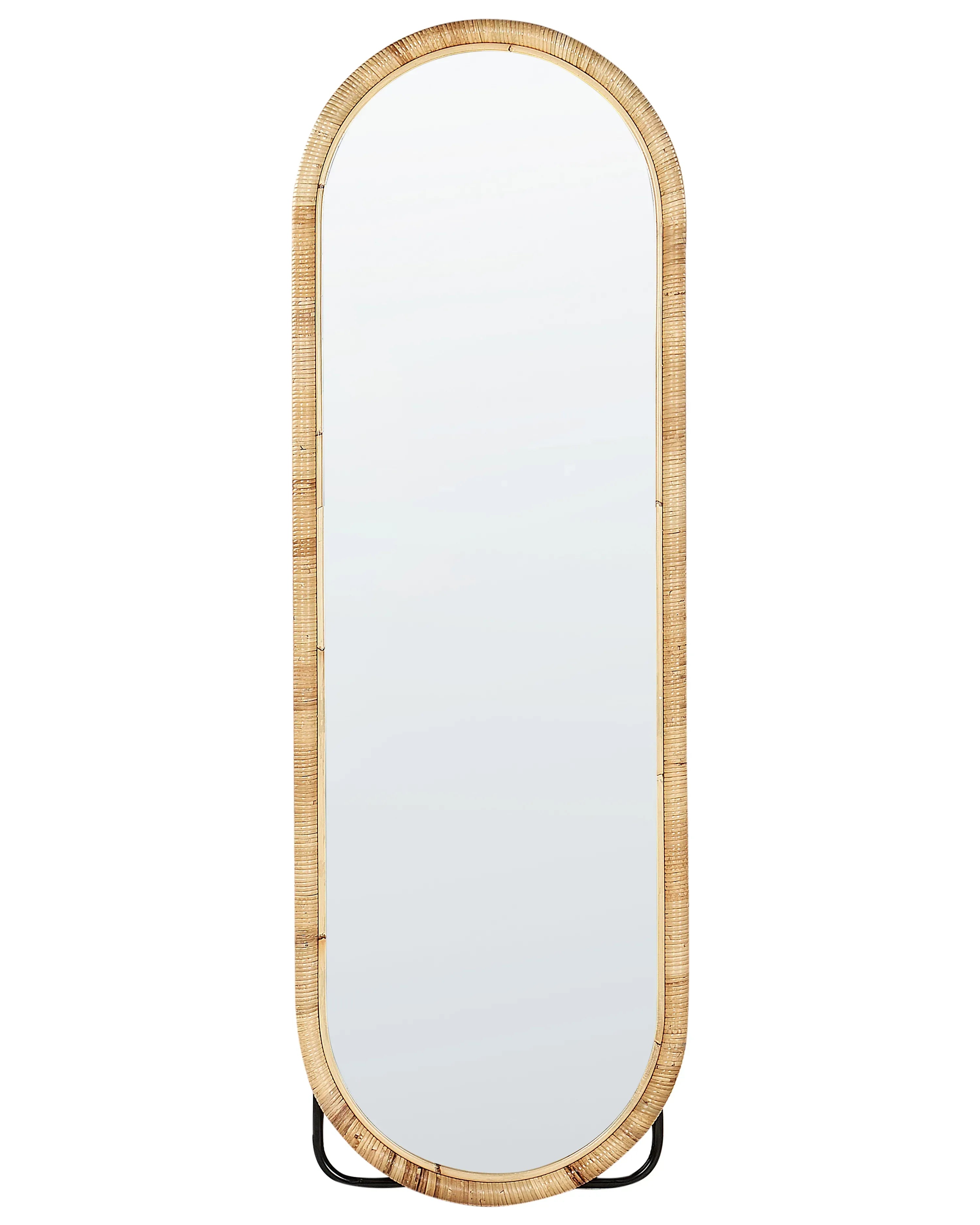 Miroir sur pied MONTOT 150 cm Rotin Naturel