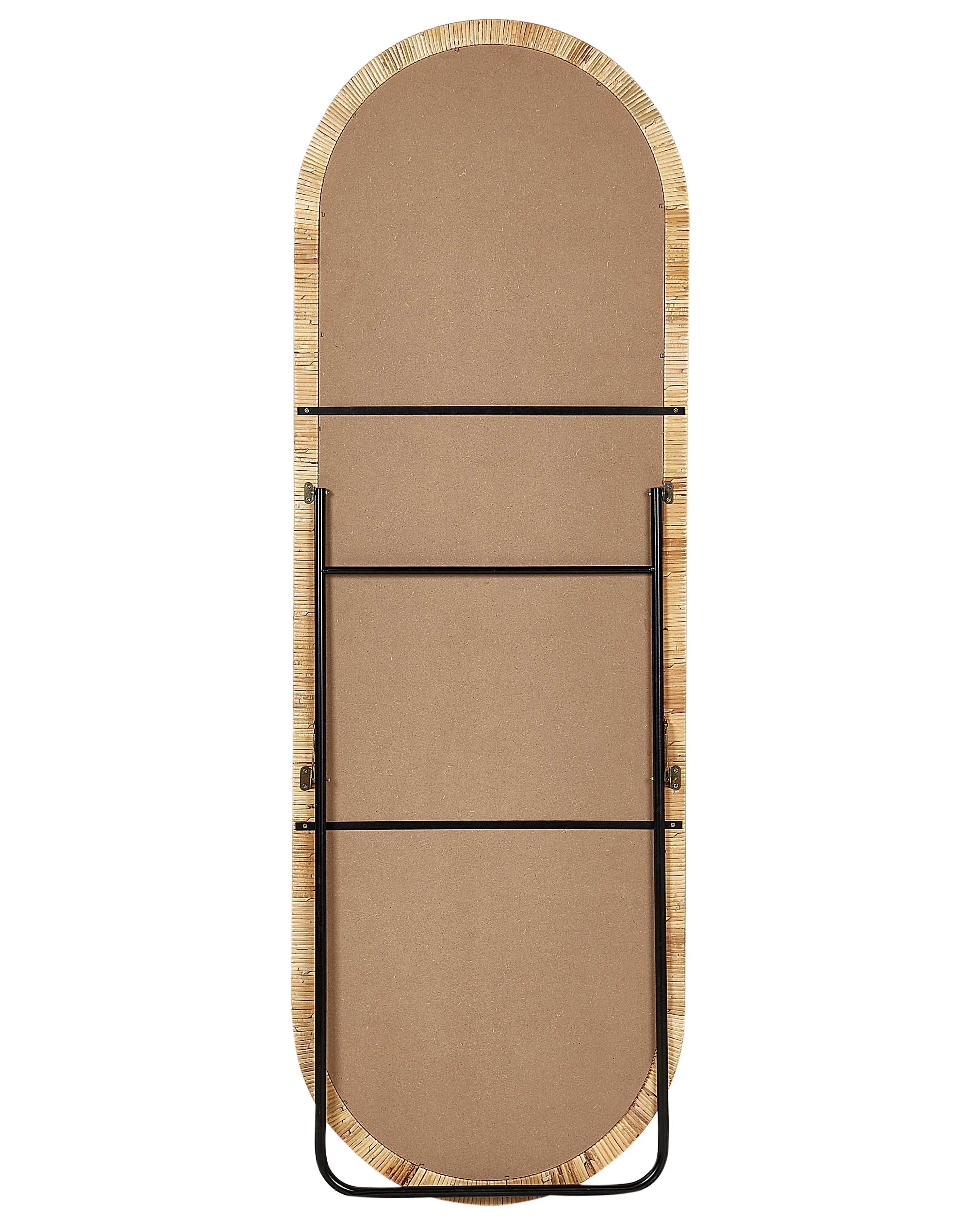 Miroir sur pied MONTOT 150 cm Rotin Naturel