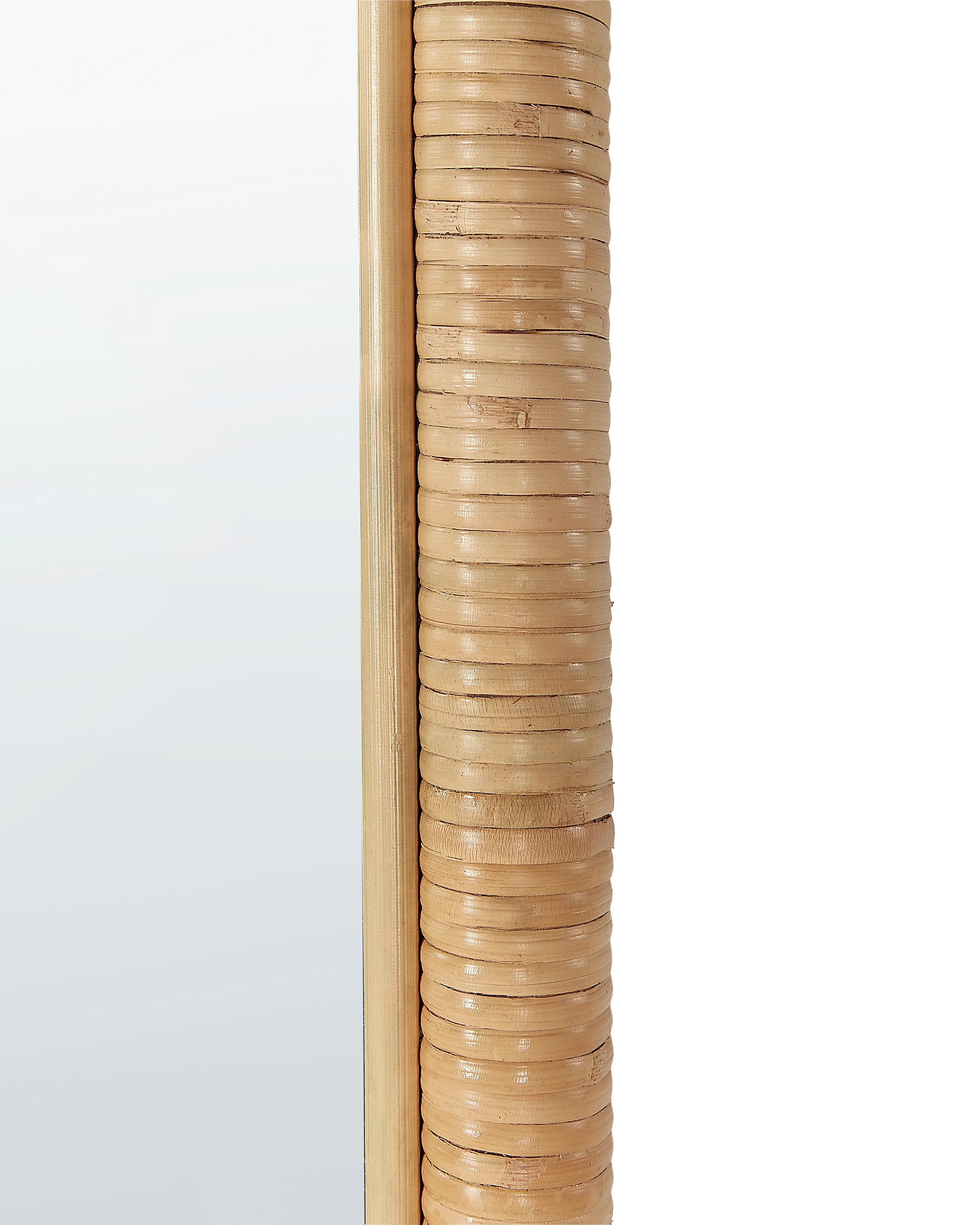 Miroir sur pied MONTOT 150 cm Rotin Naturel