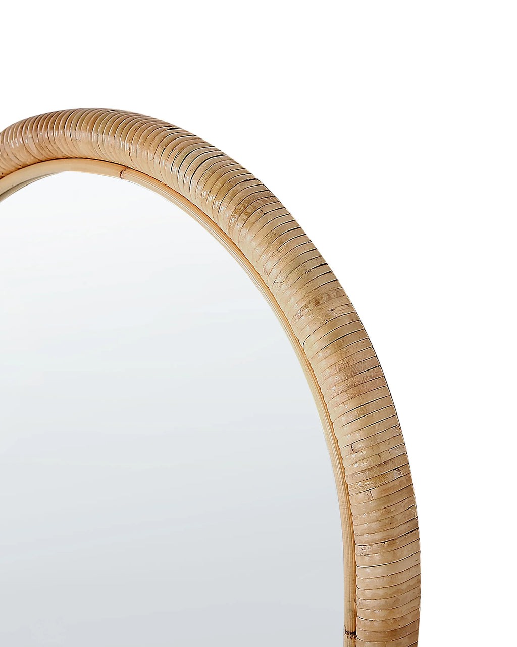 Miroir sur pied MONTOT 150 cm Rotin Naturel