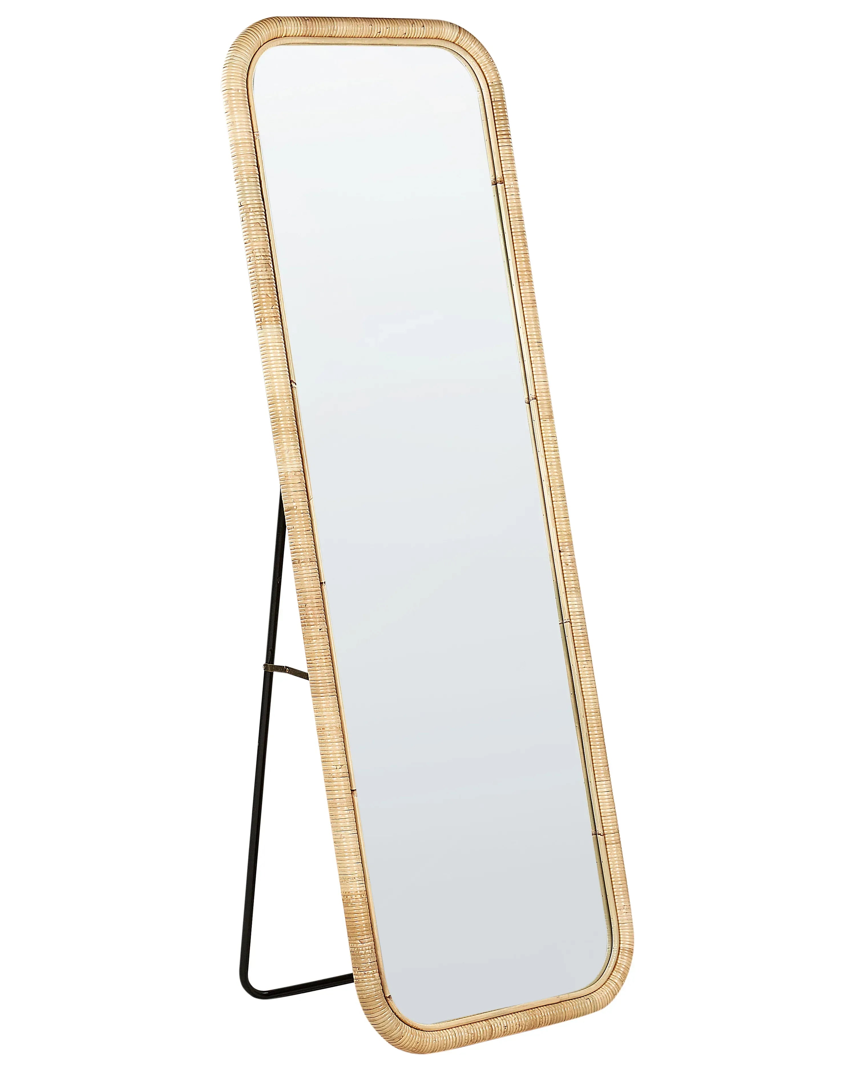 Specchio da terra MALANGE 150 cm Rattan Naturale