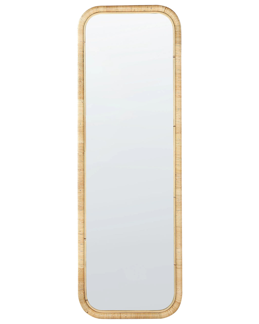 Miroir sur pied MALANGE 150 cm Rotin Naturel