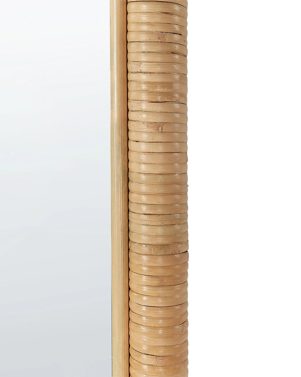 Miroir sur pied MALANGE 150 cm Rotin Naturel