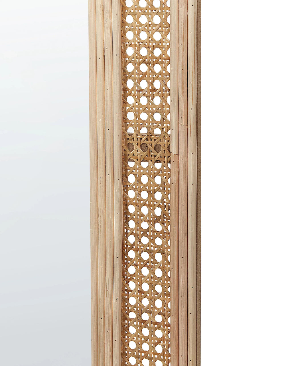 Miroir FRANEY 50 cm 120 cm Rotin Naturel
