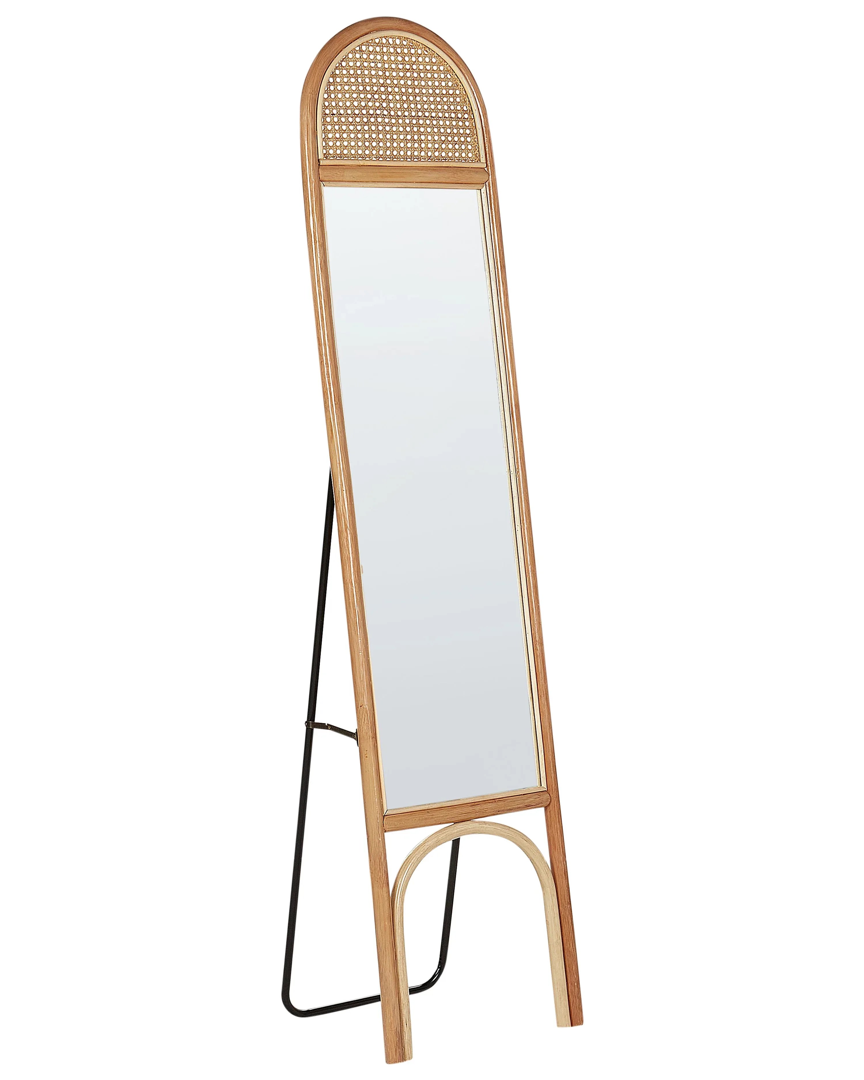 Specchio da terra BRUSSEY 170 cm Rattan Naturale